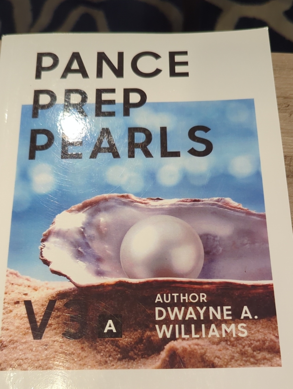 PANCE PREP PEARLS Book Cover - Blue, White